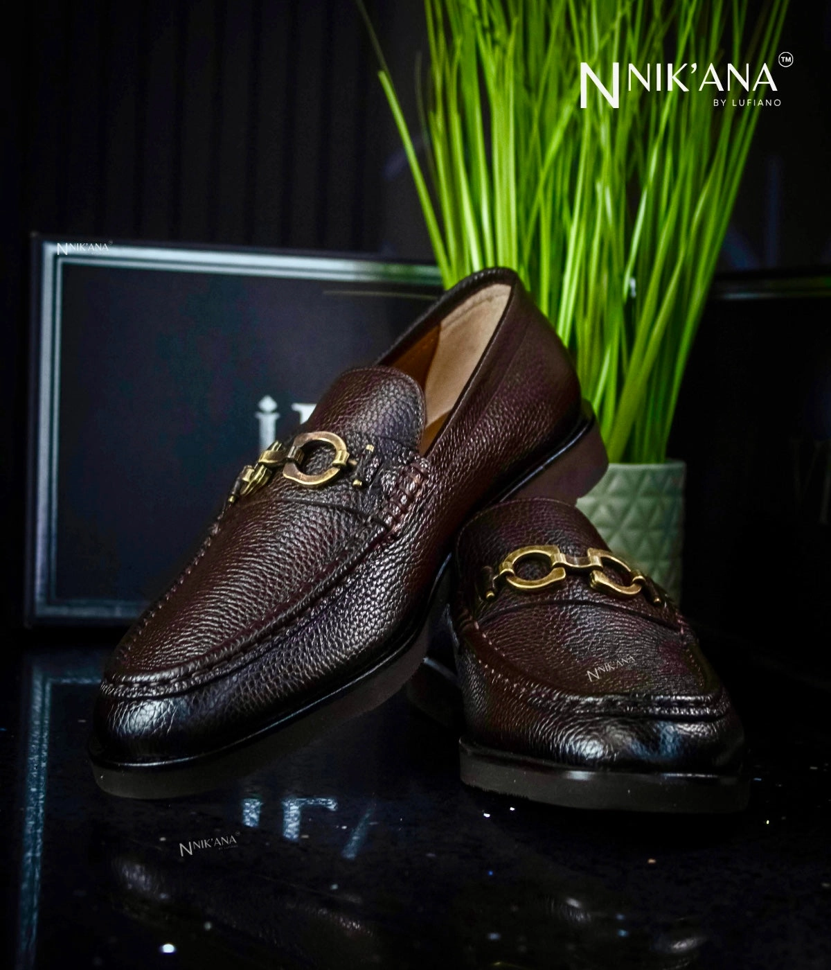 Flat Boot Shoes iLVi017-Slip on: Brown