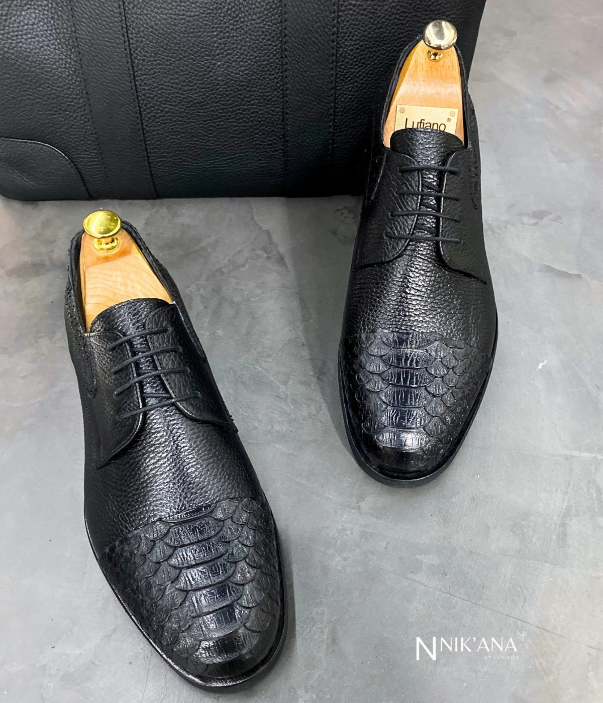 Shoes Inserts For Flat Feet iLVi082-Lace up: Black