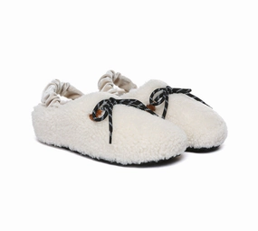 Altard State Cloud Slippers AUSTRALIAN SHEPHERD UGG Slippers Women Curly Sheepskin Wool Slingback Barrett