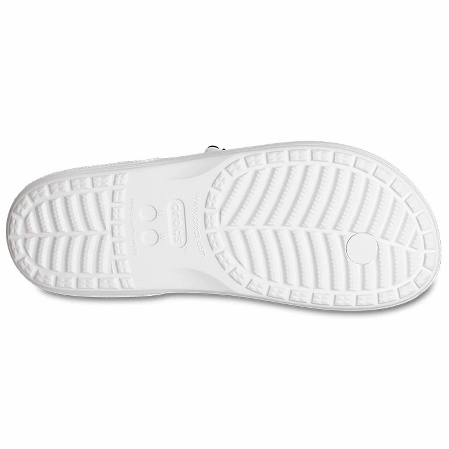 Thin Sole Flip Flops Crocs Classic Crocs Flip (207713) - White