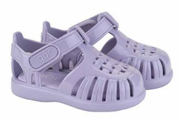 Igor Girl's S10311 Tobby Gloss Sandals - Malva Best Sandals For Pregnancy