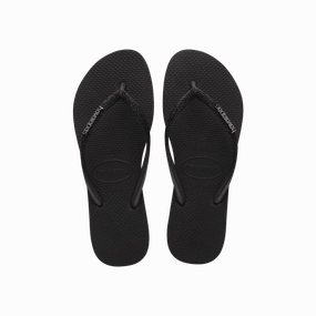 Slim Sparkle Flip Flops Clear Flip Flops With Rhinestones