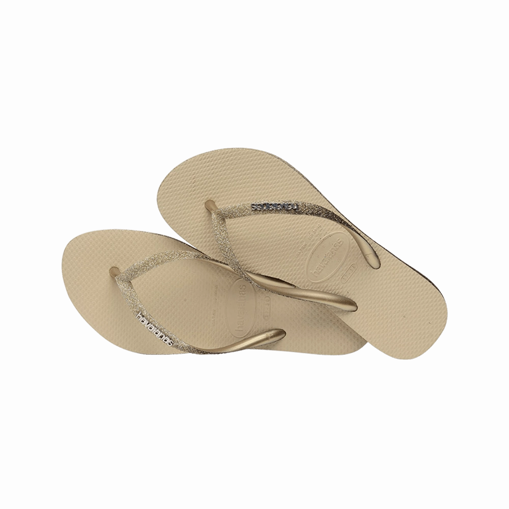 Dog Paw Flip Flops Slim Sparkle Flip Flops