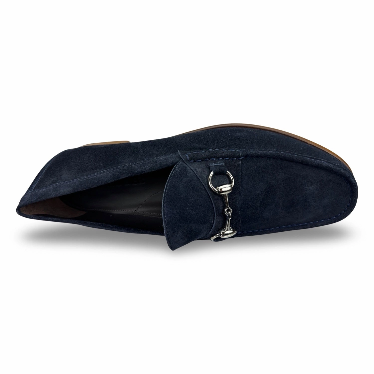 Ring Classic Horsebit Loafer Suede Platform Loafers