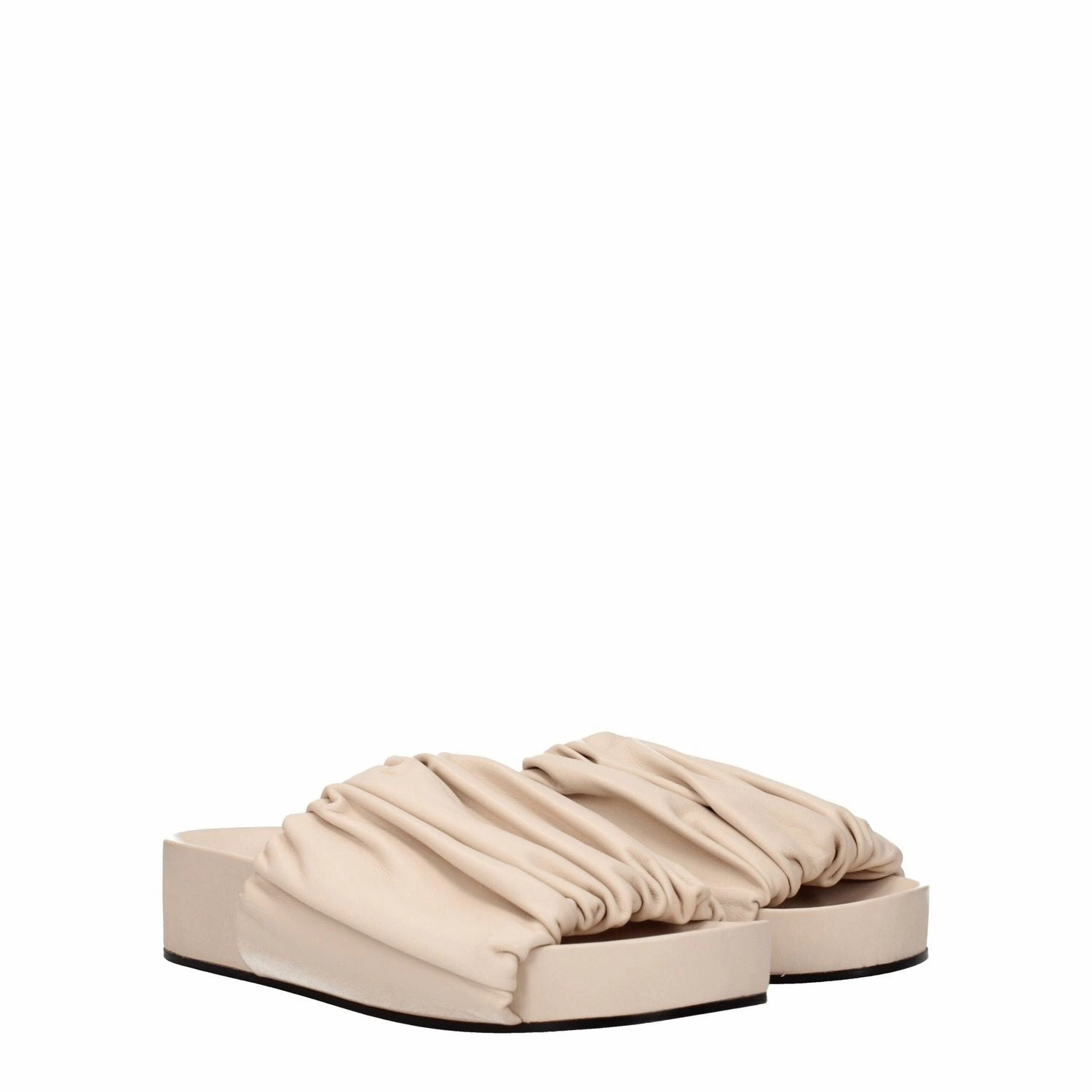 Jil Sander Pink Leather Slippers Pluffi Slippers Review