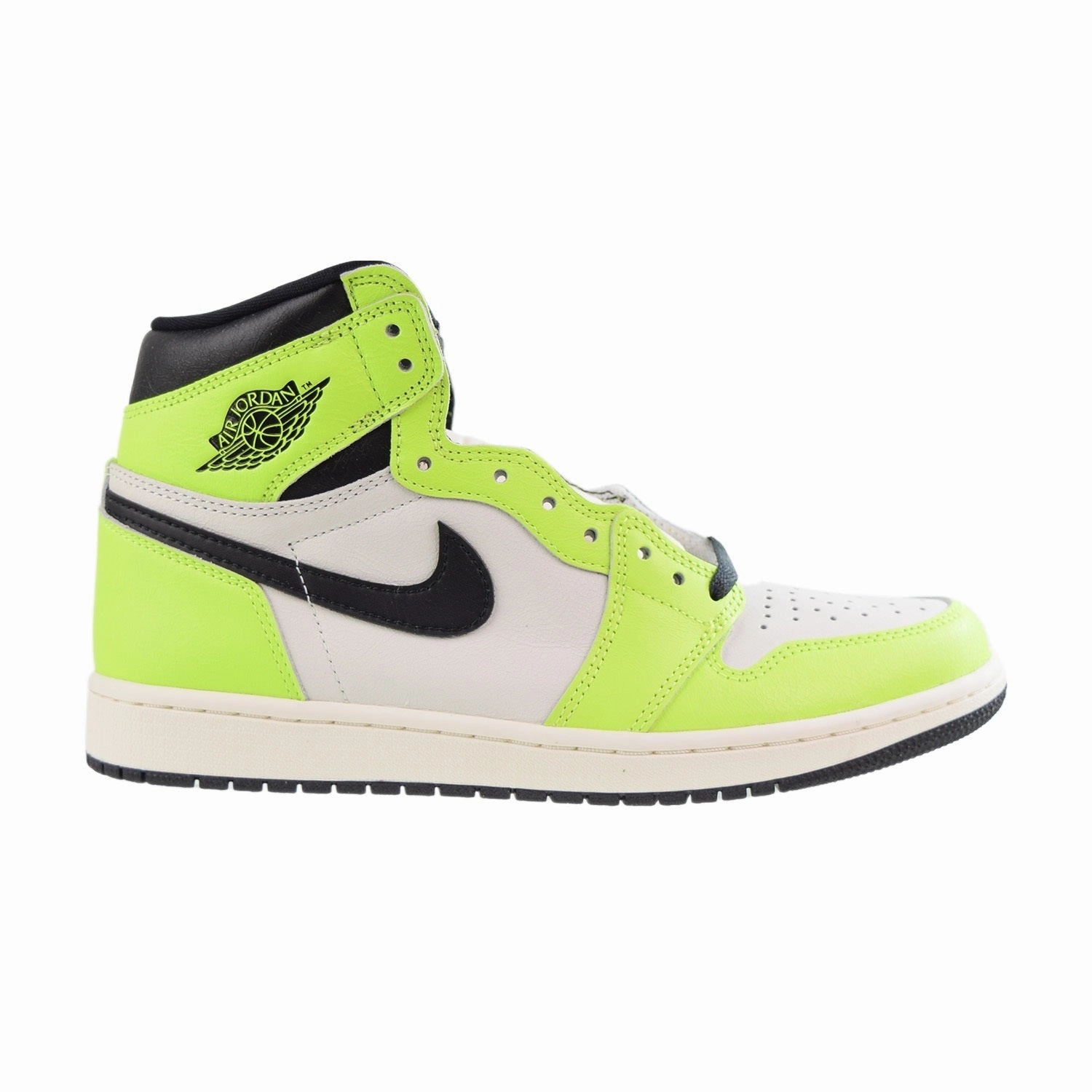 Jordan 1 Retro High Men's Shoes Volt-Black-Sail Asics 727 Tiger Weightlifting Shoes