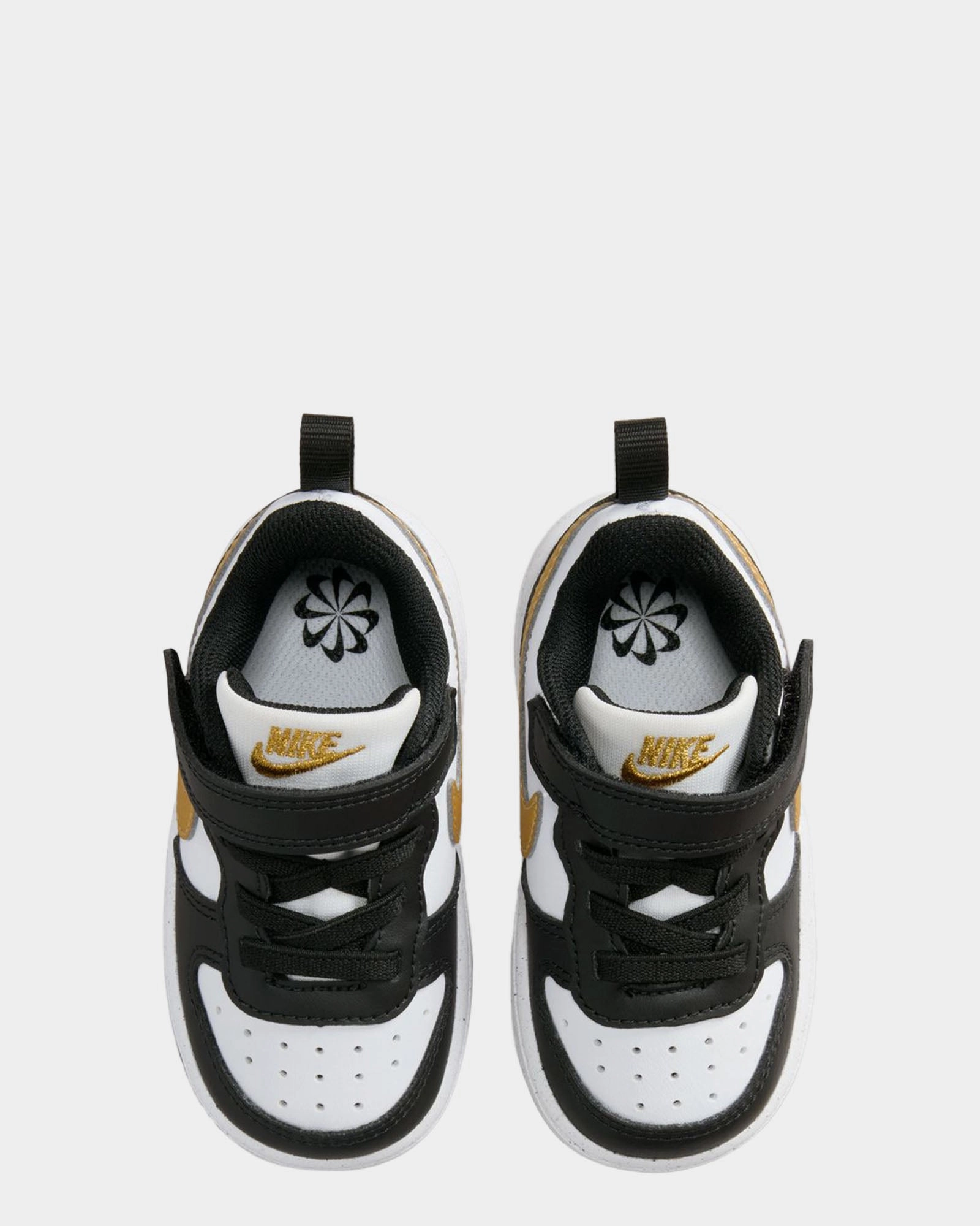 Court Borough Low Recraft Infant Black/Metallic Gold Sandals Bahamas Royal Bahamian