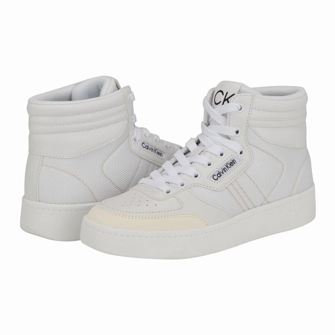 Calvin Klein Radlee High Top Platform Sneakers Women - WHT Peak Sneakers