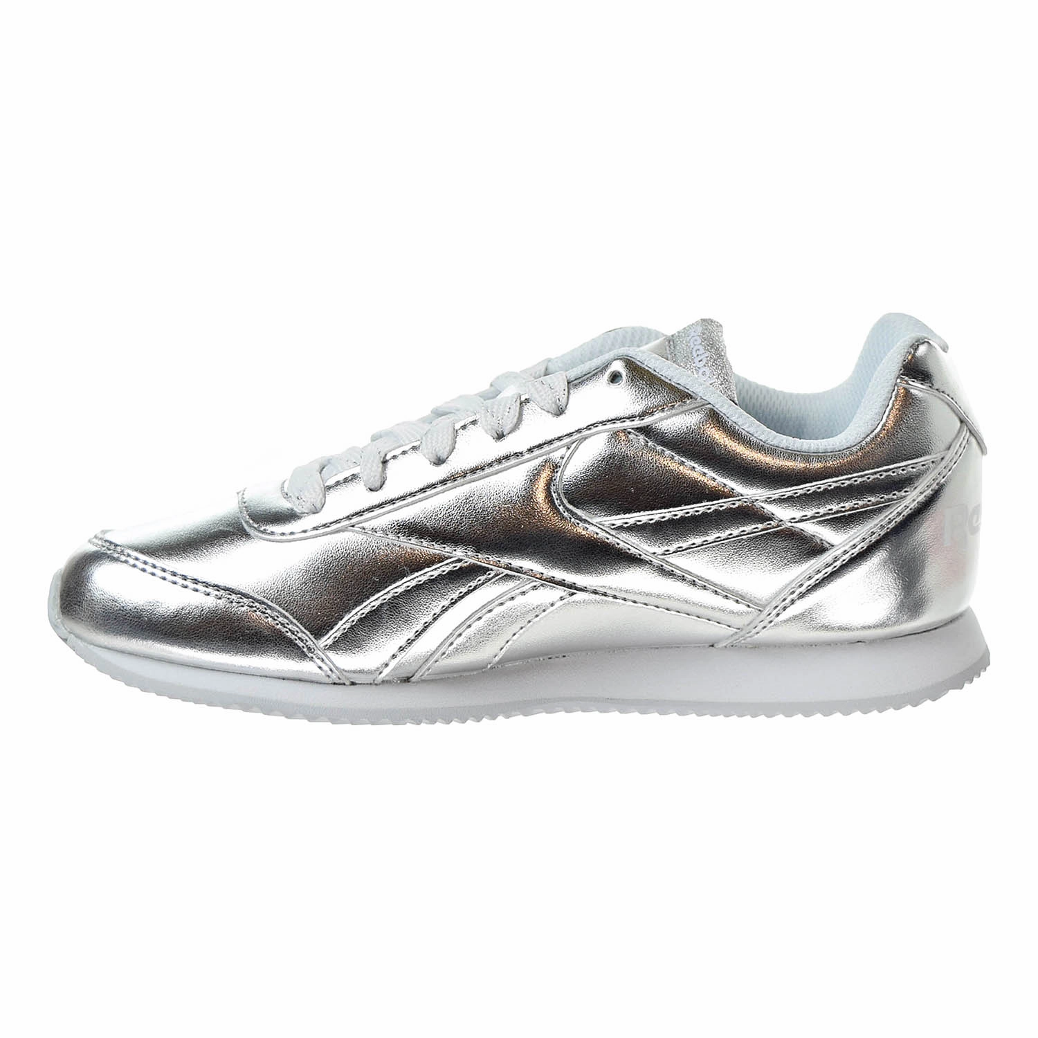 Reebok Royal Classic Jogger 2.0 Kids' Sneakars Silver Metallic/White New Spring Casual Shoes