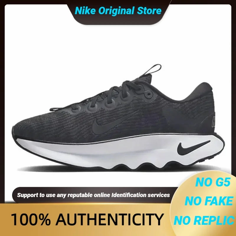 Asics Minimalist Running Shoes Nike Motiva Black White Women's Sneakers shoes DV1238-001 With Original Box
