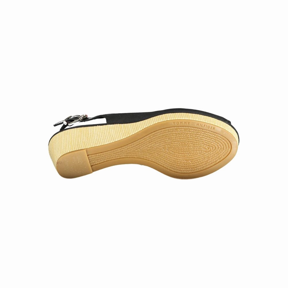 Regency La Toc St Lucia Tommy Hilfiger Black Leather Women Sandal