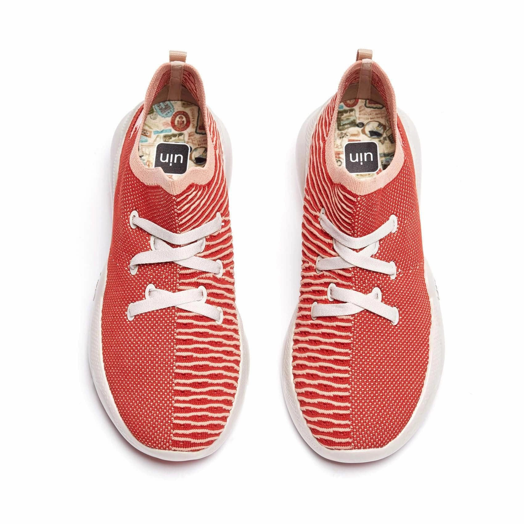 White High Heel Sneakers Crimson Mijas Women