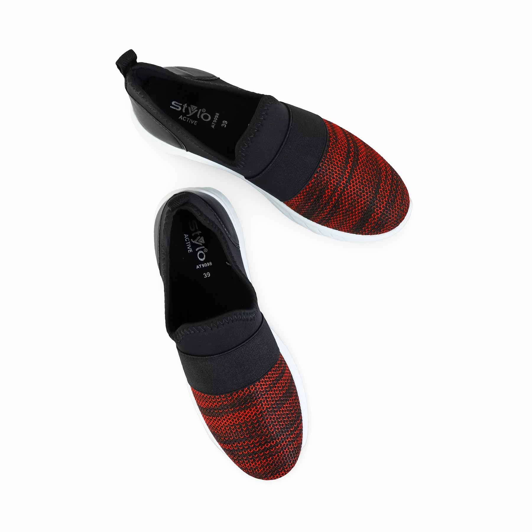 Business Casual Shoes For Winter Red Casual Sneaker For Women AT9098