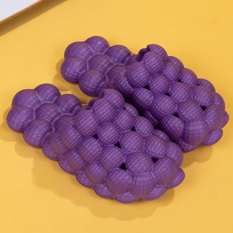 Crocodile Slippers Men Women Soft Anti-Slip Decompression Massage Bubble Slippers