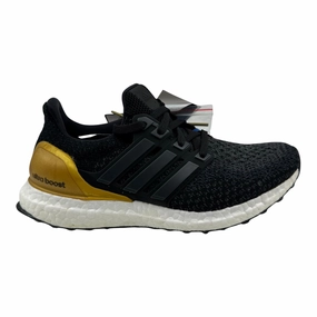 Adidas UltraBoost 2.0 Black Gold Mens Athletic UCLA Bruins Sneaker On.running Shoes