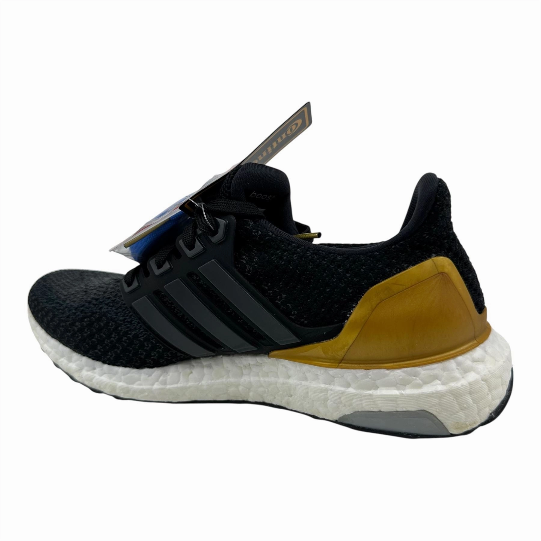 Adidas UltraBoost 2.0 Black Gold Mens Athletic UCLA Bruins Sneaker Speedcross Peak Trail Running Shoes