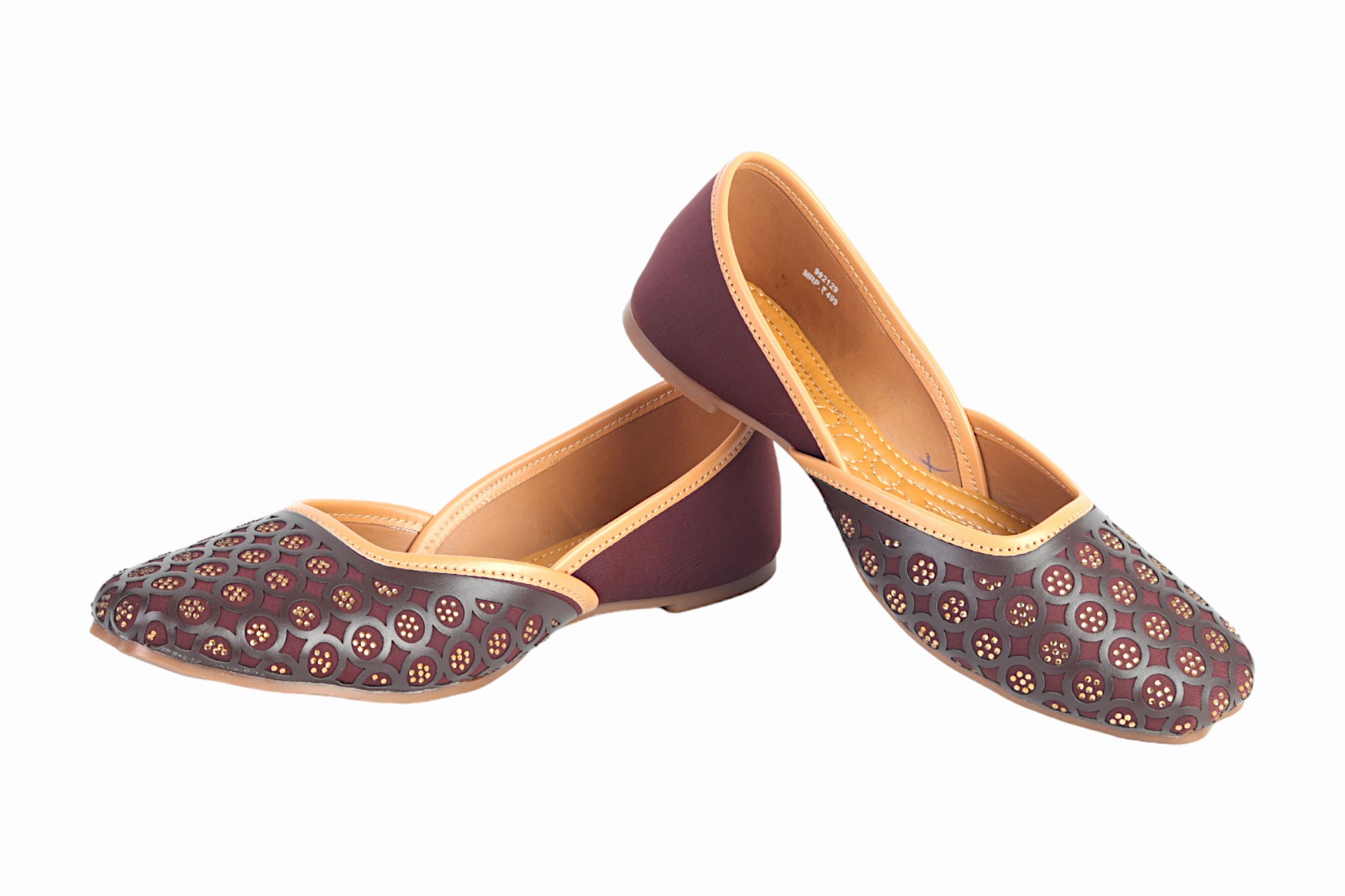 Flat Earth Shoes Ladies Flat Mojari Shoe 992134