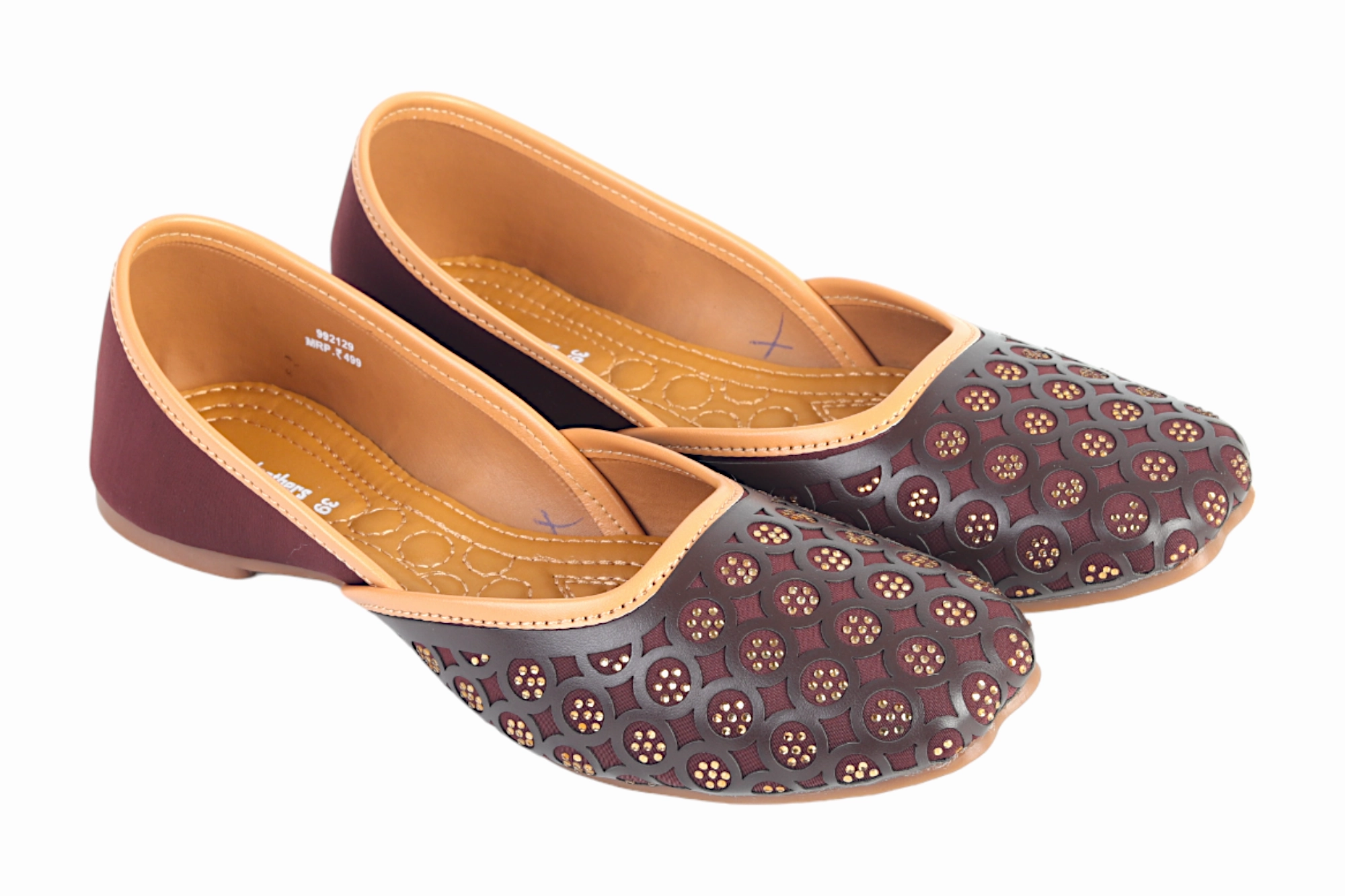Ladies Flat Mojari Shoe 992134 Shoe For Flat Foot