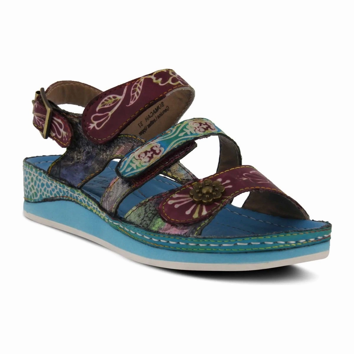Running Shoes L'Artiste By Spring Step Women's Sumacah Aqua Multi