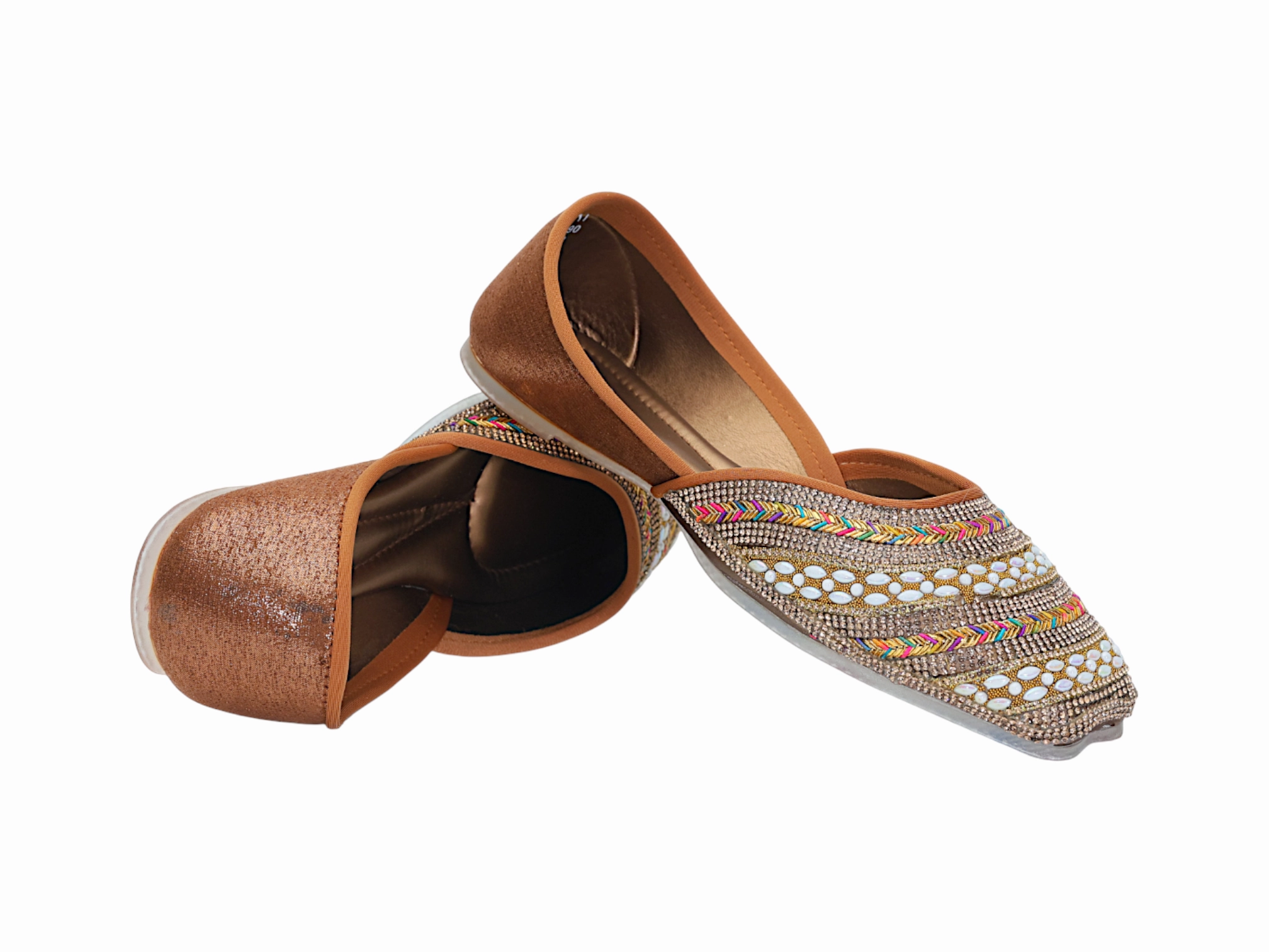 Ladies Flat Mojari Shoe 386117 Best Flat Sole Shoes