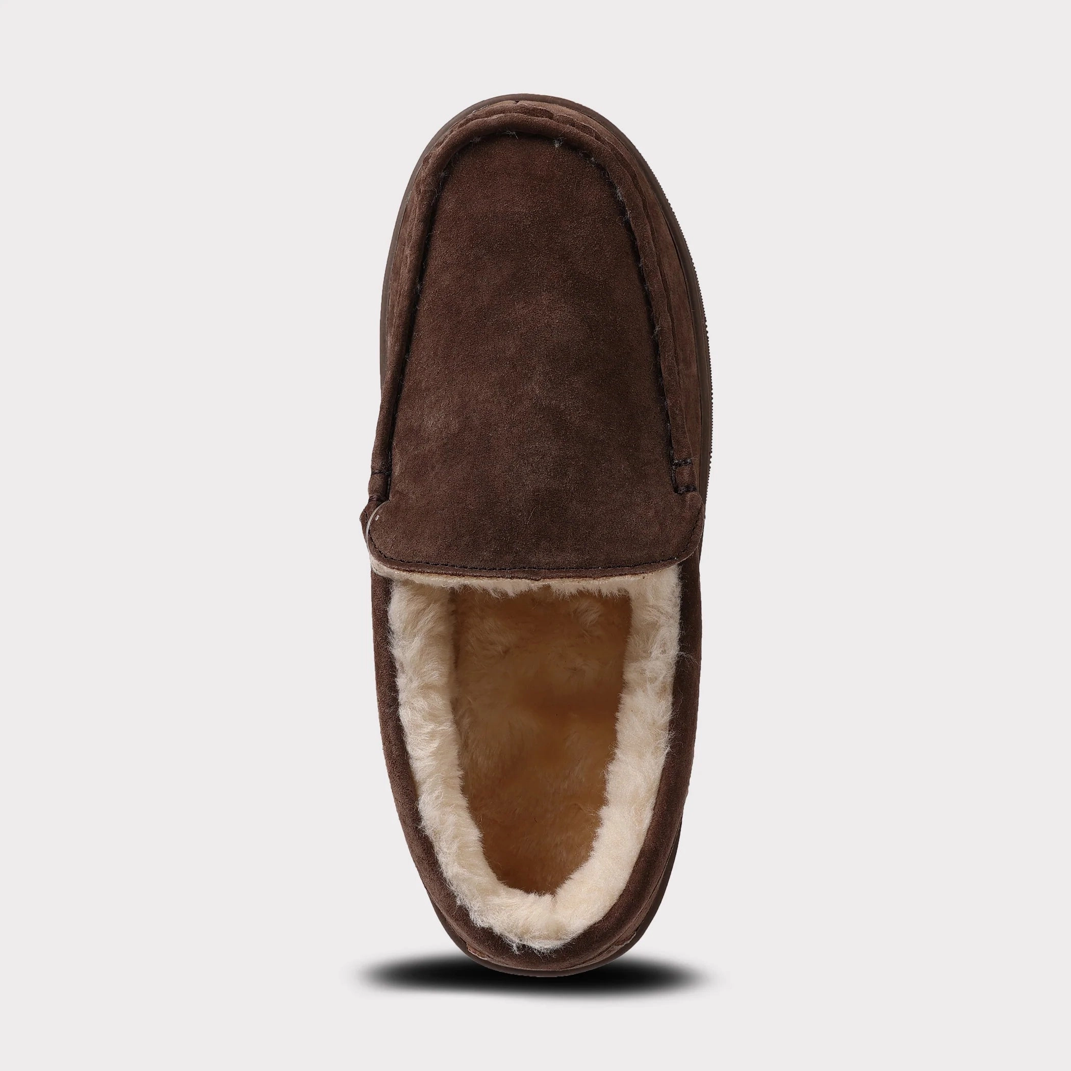 Lamo Harrison Men's Suede, Slip resistant, Comfortable Loafer, Chocolate Kiltie Loafers