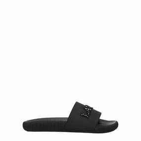 Flat Swing Dance Shoes Lanvin Black Cotton Slippers