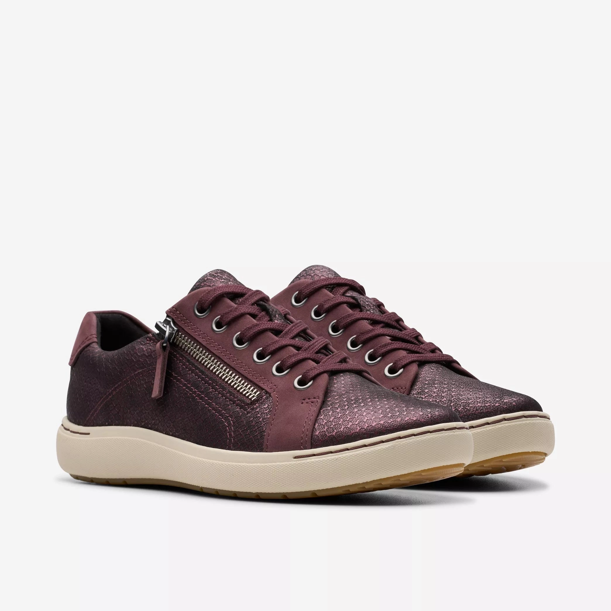 Zoom Vomero 5 Casual Shoes Clarks Nalle Lace Wine 79966