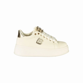Laura Biagiotti Beige Polyester Women Sneaker Jogging Sneakers