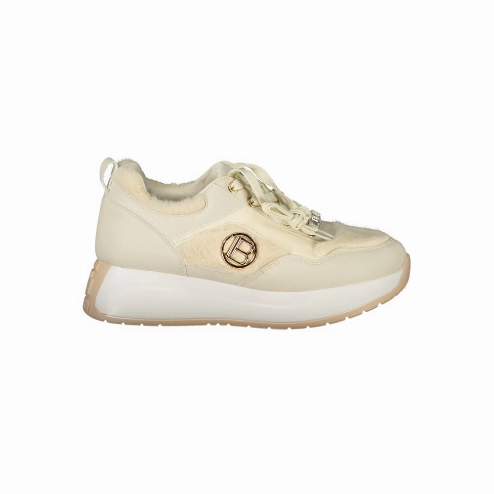 Magic Sneakers Jersey City Laura Biagiotti Beige Polyethylene Sneaker