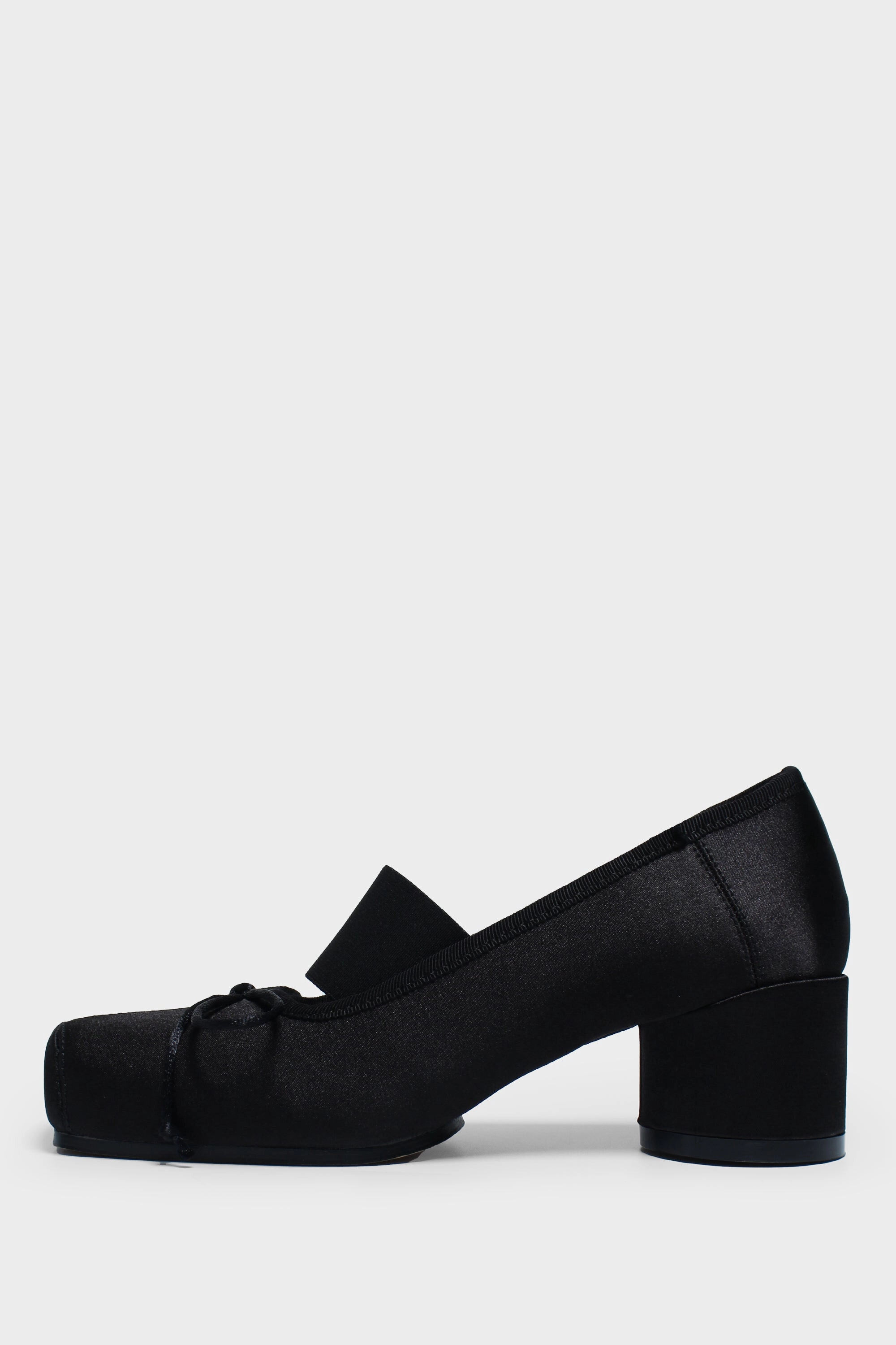 Dusty Slippers Lazy Dancer Slippers - Black Satin