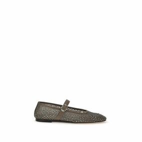 Furla Flat Shoes Le Monde Bryl Gray Other Fibres Ballet Flats