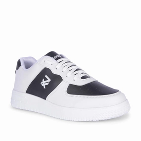 Leap7x Casual Black Lacing Sneakers For Men DUGLAS-1E By Liberty Toe Box Shoes Casual