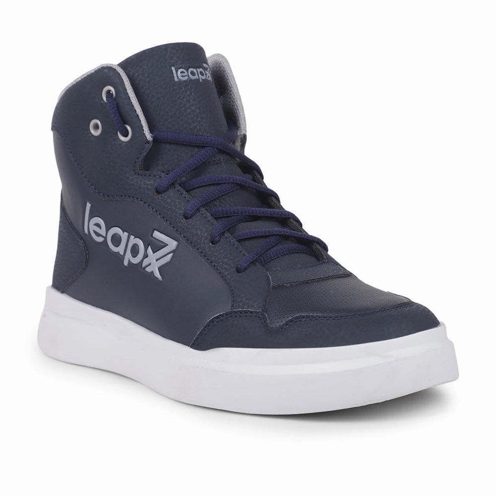 Leap7x Casual Navy Blue Lacing Sneakers VENOUR-1E By Liberty Business Casual Shoes For Joggers