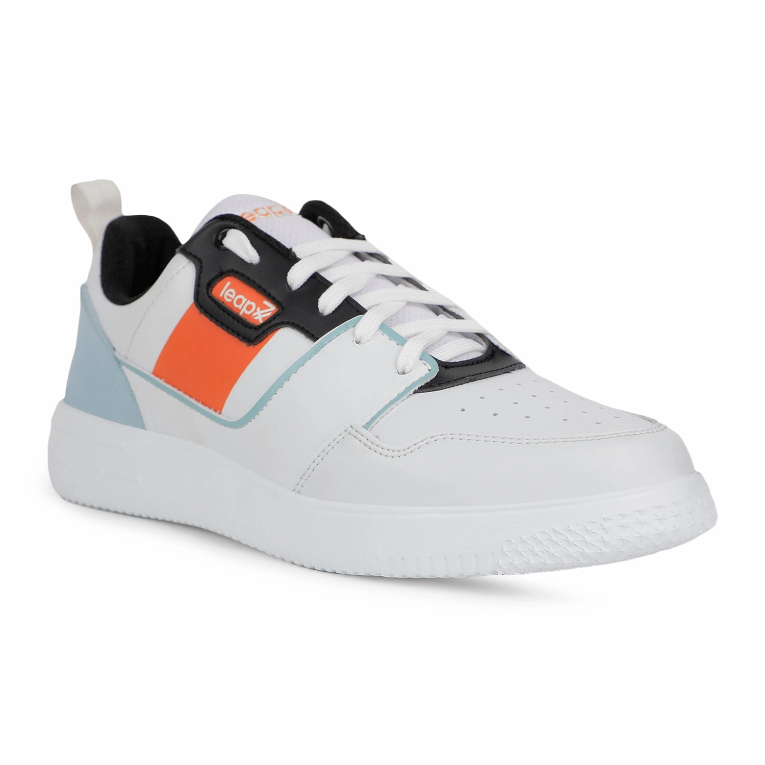 Leap7x Casual Orange Sneakers For Mens SNOOKIS-2 By Liberty Future Rider Play On Casual Shoes