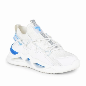 Low Heel Casual Shoes Leap7x Lacing White Casual Shoes For Men NUCLEAR-1 By Liberty