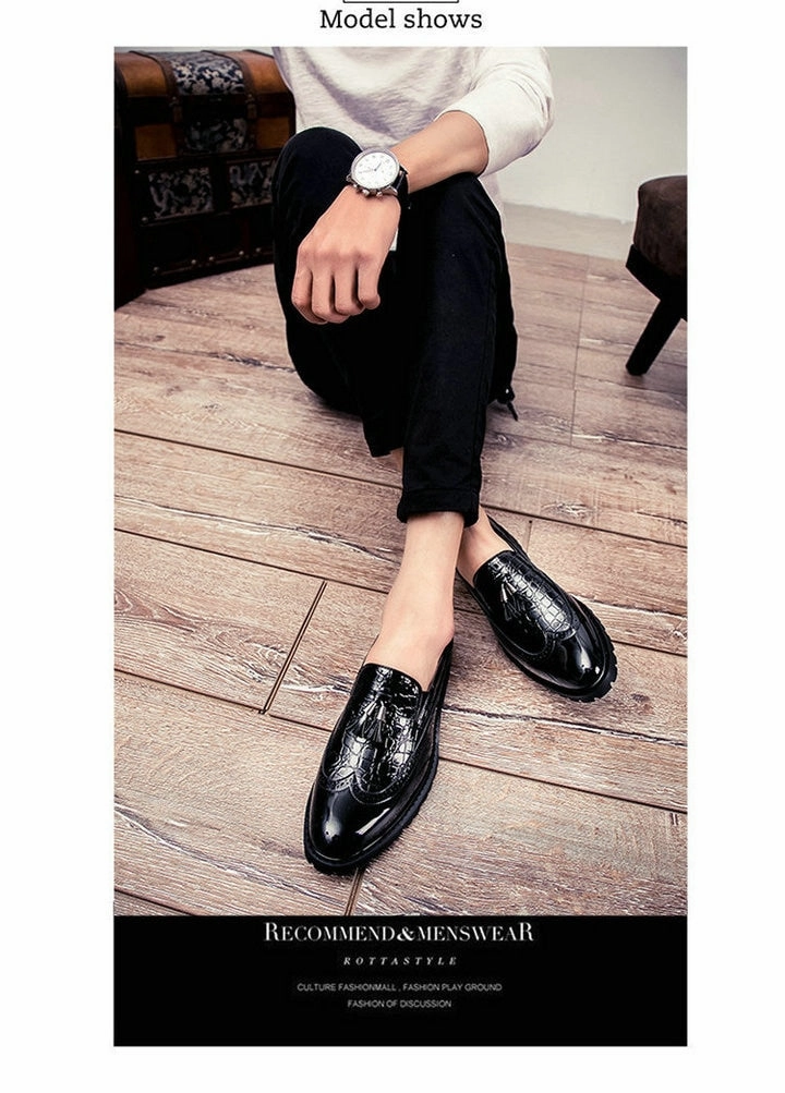 2019 Men Casual shoes breathable Leather Loafers Office Shoes For Men Driving Moccasins Comfortable Slip on Fashion Shoes MA-23 Andrew Loafers