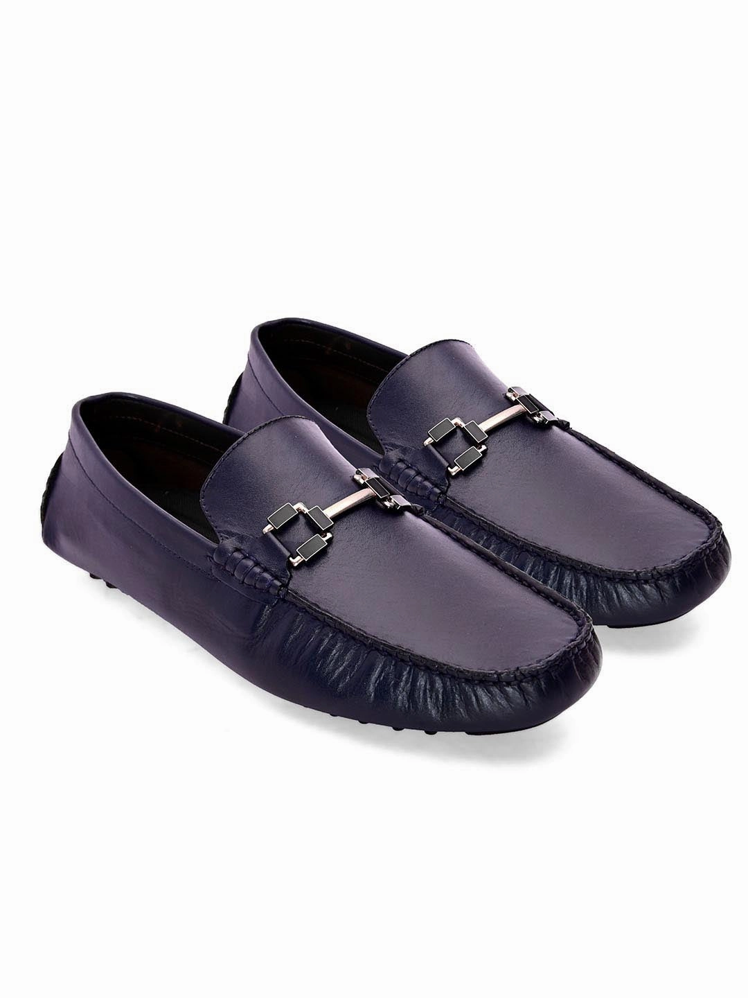 Flag Ltd Loafers Bingo Blue Loafers With Buckle