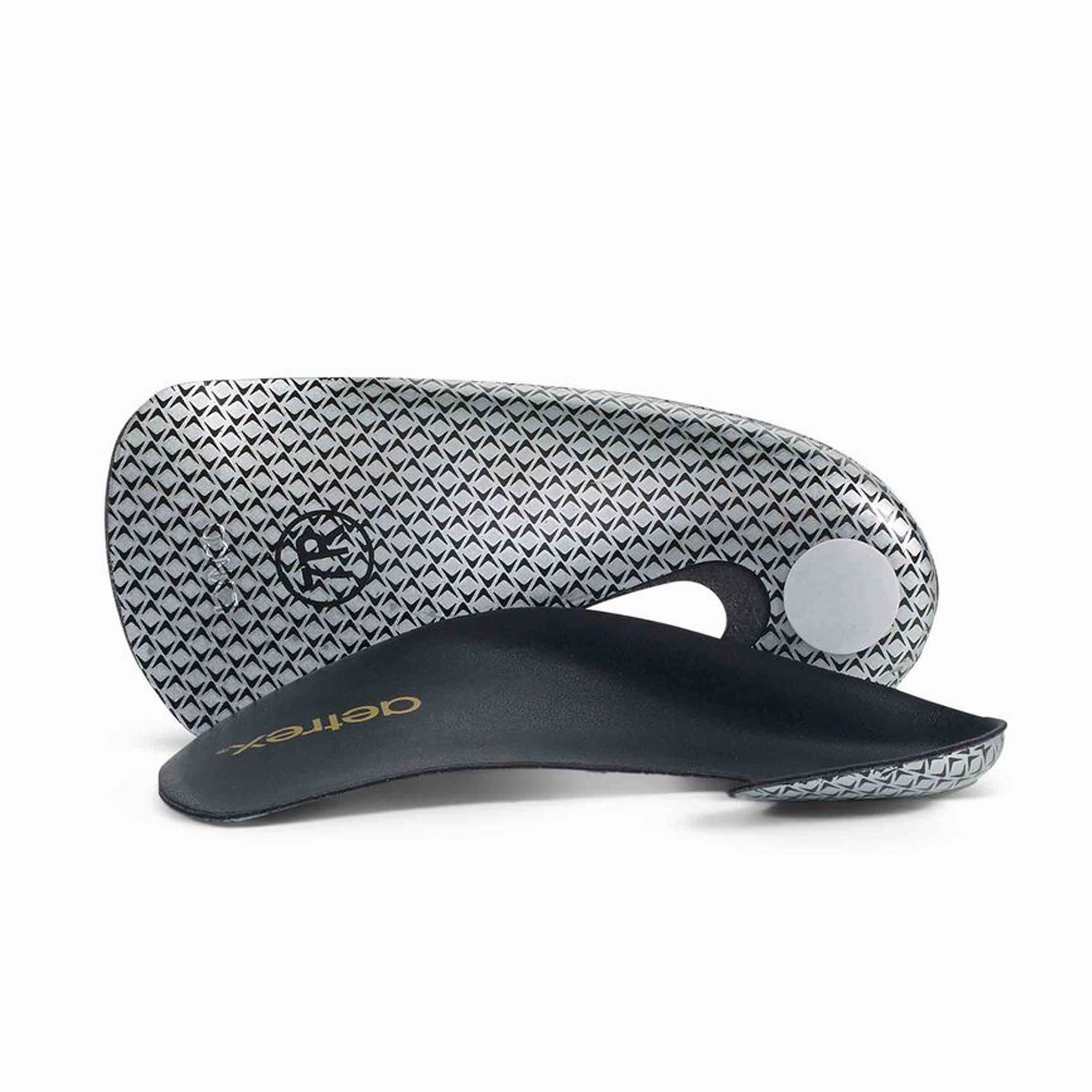 Lynco L100 Fashion Orthotic (Men) - Black Flat Shoes Better For Feet