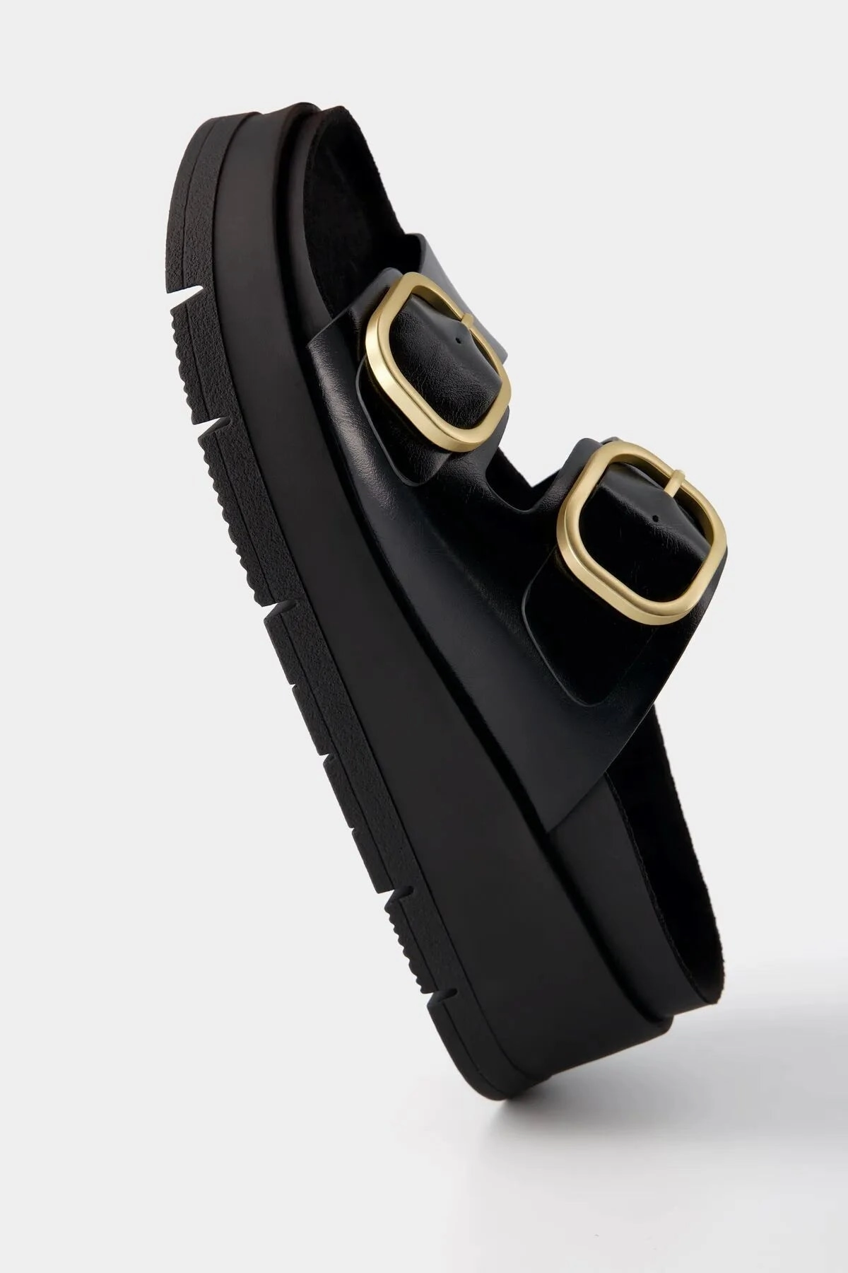 The Sandals Bershka Women's  Buckle Platform Sandals