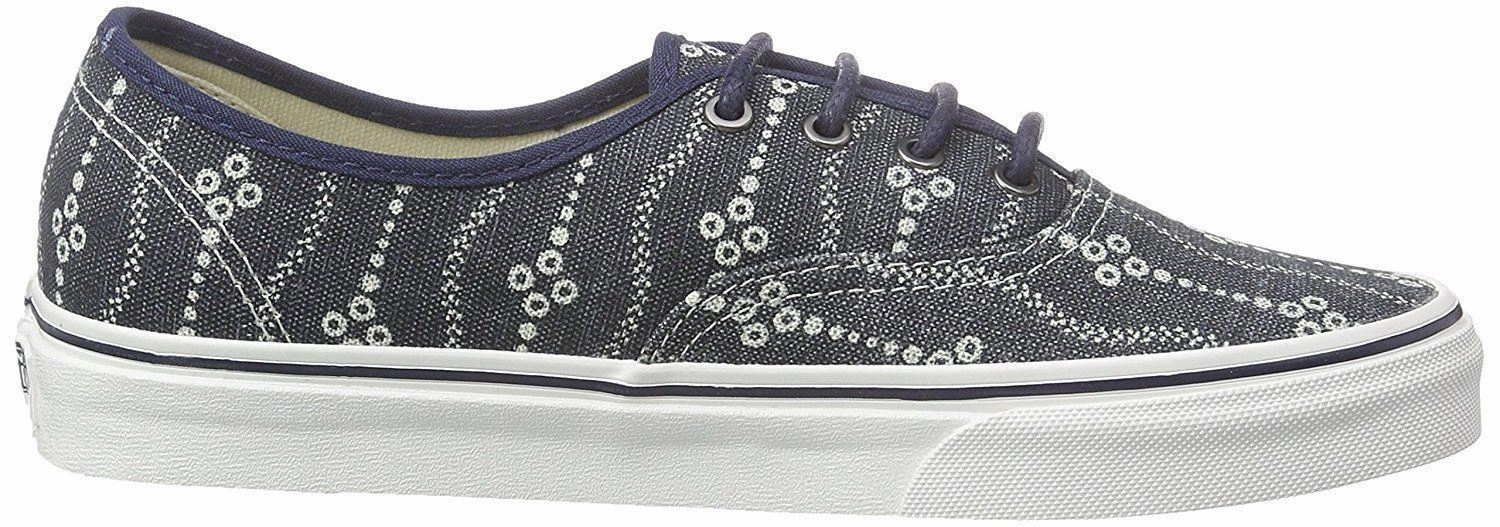 Best Shoes For Casual Running VANS Authentic (Indigo) Mood Indigo Navy Blue White Womens Casual Shoes
