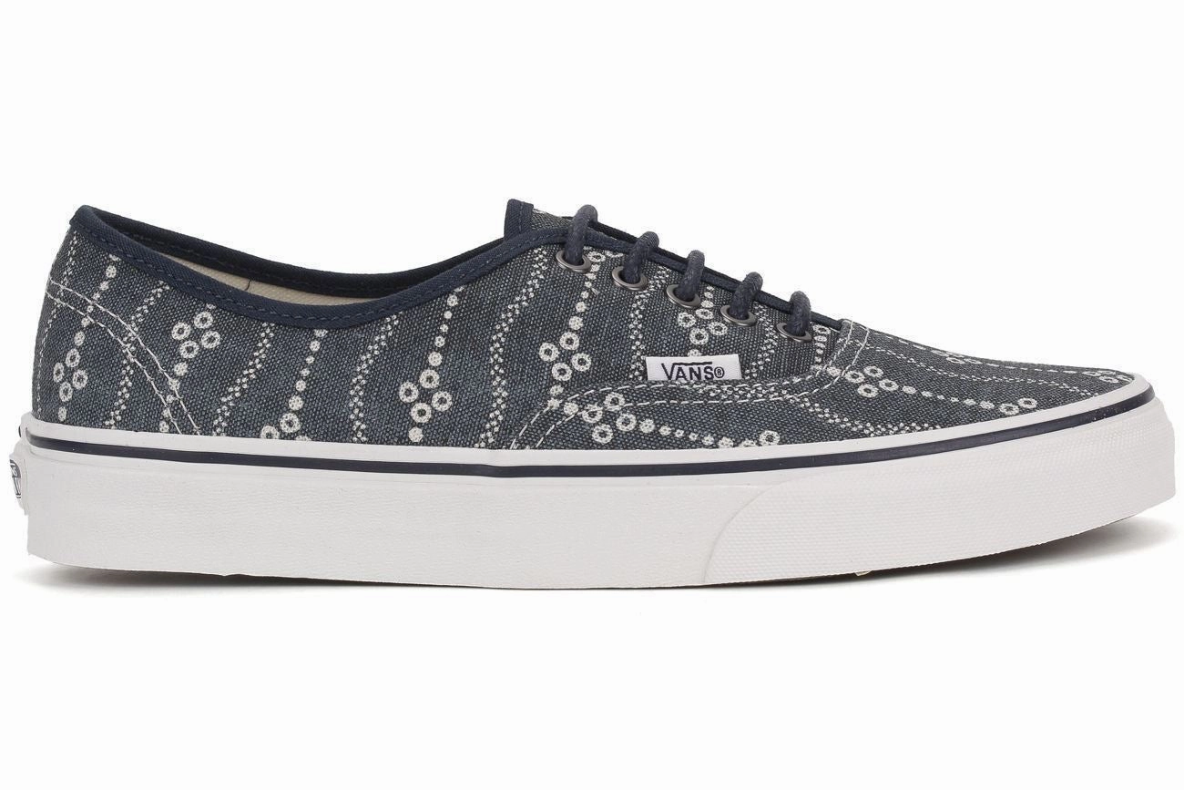 VANS Authentic (Indigo) Mood Indigo Navy Blue White Womens Casual Shoes Work Shoes Casual