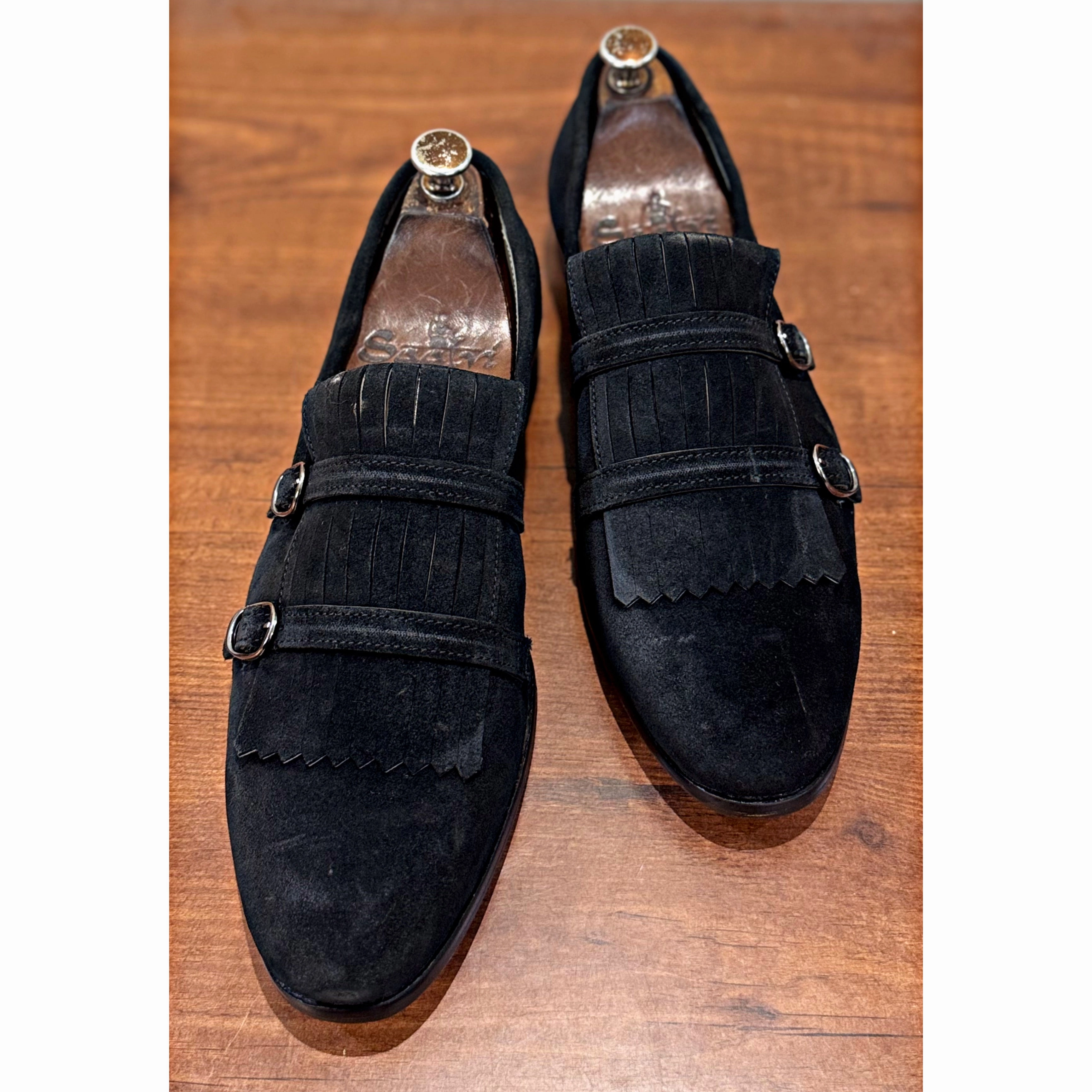 Jordaan Loafers Black Fringe Loafers