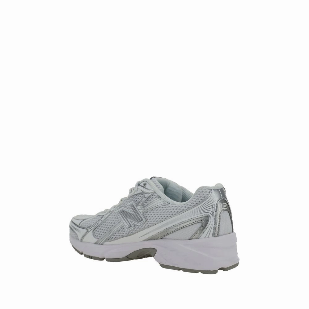 Cdg Sneakers New Balance White Polyurethane Athletic Sneakers