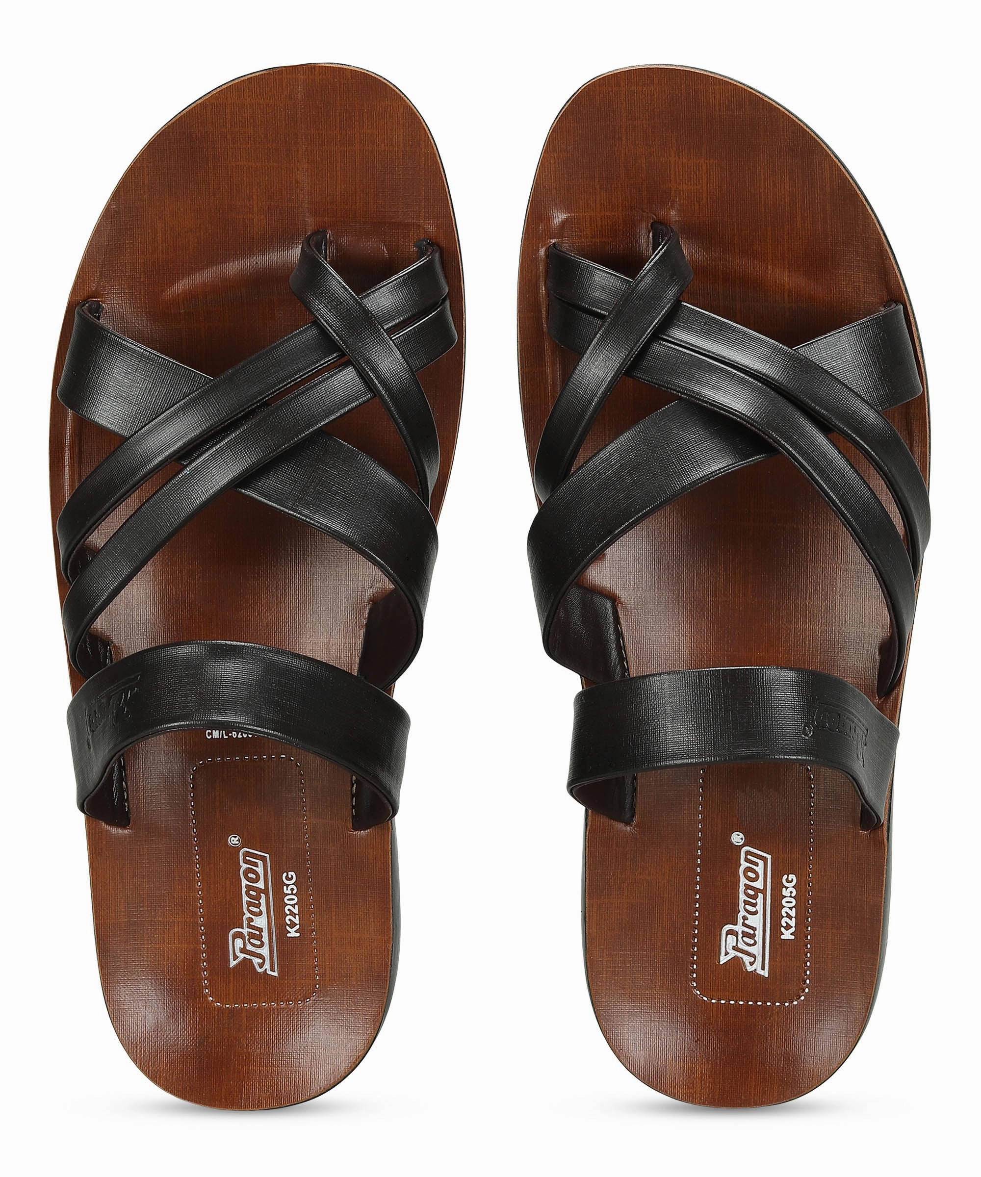 Sandals Travel Agents Portal Paragon Men's Slip-on Brown Sandals for Men | Comfortable Sole & Durable
