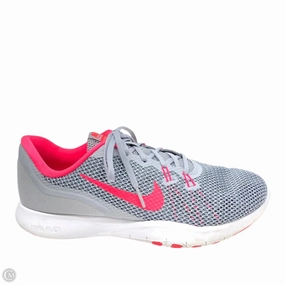 Asics 4mm Drop Running Shoes Shoes Athletic By Nike In Grey & Pink, Size: 9