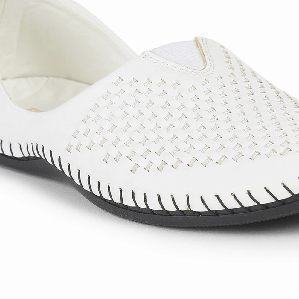 Wedge Loafers Patent Leather Between $5 And $50 Fortune White Casual Mojari Loafers Shoes For Men AVN-40 By Liberty