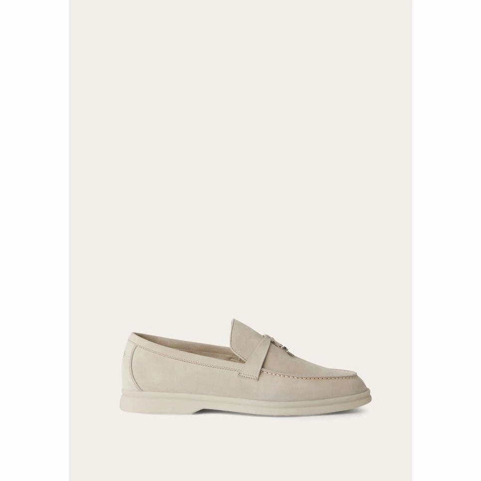 Loro Piana Summer Charms Walk Loafers Steel Toe Penny Loafers