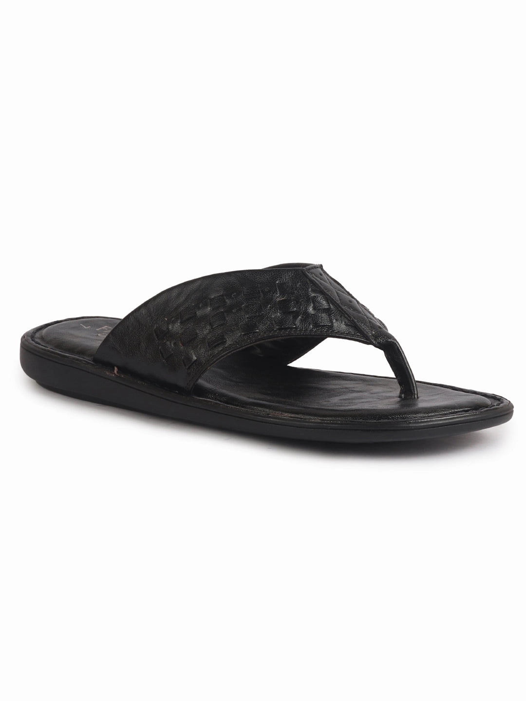 Pluffi Slippers Reviews Complaints Men Black Casual Outfit Ortho T-Strap Thong Slippers|Memory Cushioned Footbed|Ultra Lightweight and Comfort Slip On Slipper