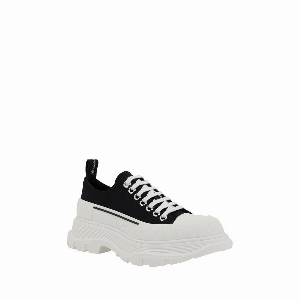 Alexander McQueen Black Rubber Chunky Sneakers Mt Emey Sneakers