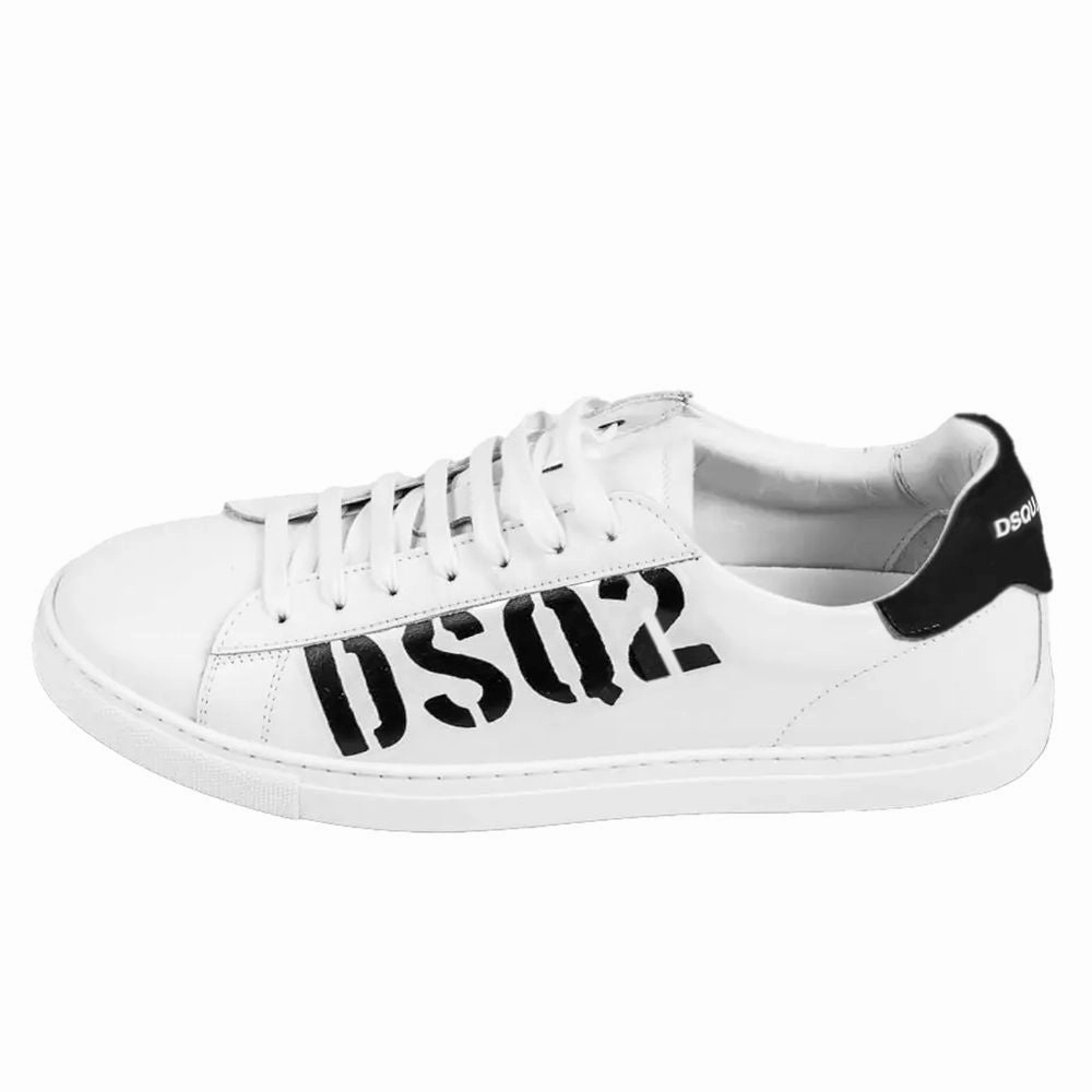 Bekett Sneakers Dsquared White Calfskin Sneaker